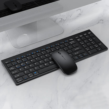 Jomaa Slim Rechargeable Bluetooth Keyboard and Mouse Set