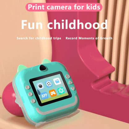 Children 1080P HD Digital Camera Toys Instant Print for Kids Thermal Print Camera