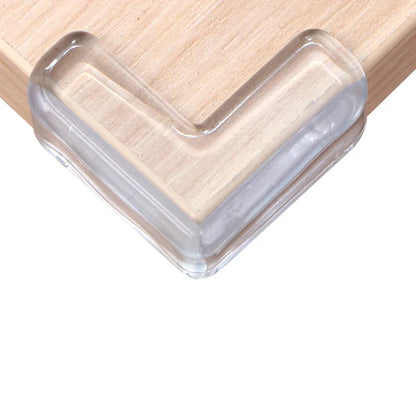 10PCS Transparent Anti Collision Angle PVC Pad Child Safety Corner Guard